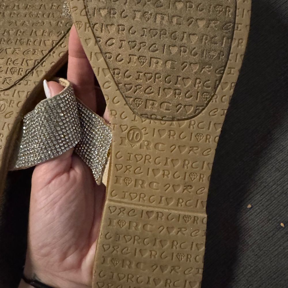 Rock & Candy Women's Silver Sandals - Picture 6 of 6